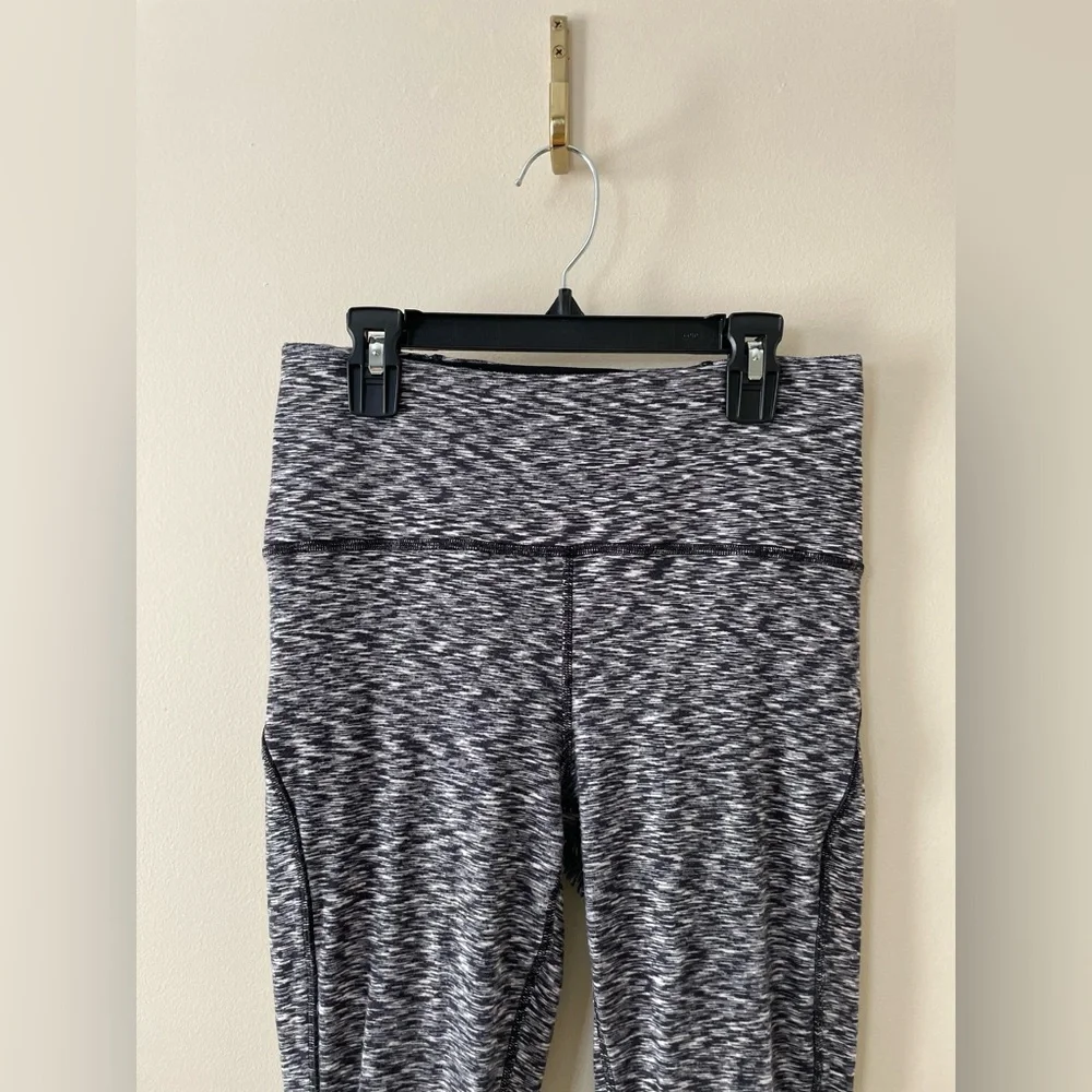 LULULEMON Ready To Rulu Tight 28” Spaced Out Space Dye Black White Size 6